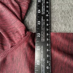 Real Essentials Shirt Men Extra Large Red Breathable Workout Causal Short Sleeve