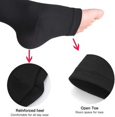 Knee High Compression Socks with Zipper – Foot & Calf Support for Pain Relief