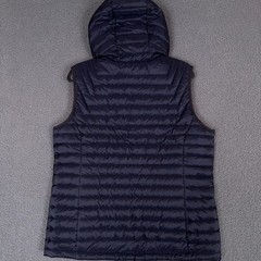 Stormtech Performance Hooded Puffer Vest Womens XL Navy Blue Zip Pockets