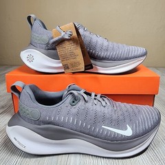 Nike ReactX Infinity Run Flyknit 4 Cool Grey Mens Size 9 New FJ1221-008