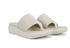 Vionic Beach Aqua Platform Toe Post Sandal, Ivory