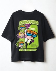 Vintage Dexter&rsquo;s Laboratory Boy Genius T-Shirt – Retro Cartoon Graphic -T-Shirt.