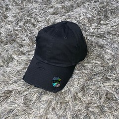 Solid Distressed Vintage Cotton Polo Style Baseball Ball Cap Hat 100% Cotton NEW