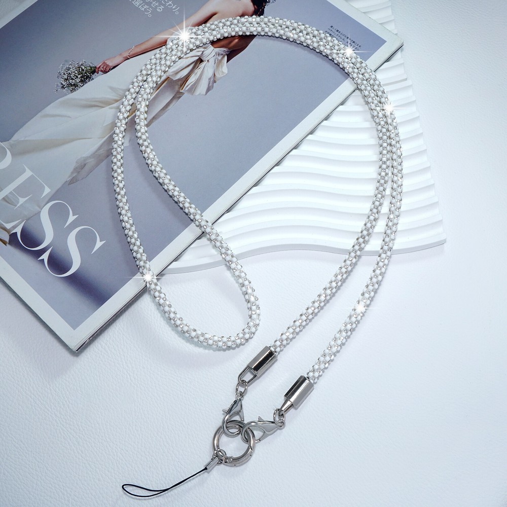 Adjustable Durable Multi-Color Stylish Rhinestone Phone Lanyard For Men Women