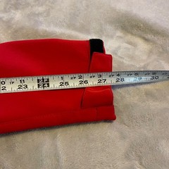 Stormtech Performance Mens Red Softshell Jacket Full Zip Fleece Lined Size M