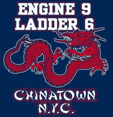 New York City Chinatown Engine 9 Ladder 6 – Dragon Fighters NEW Fire T-Shirt
