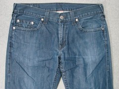 TD11440 **TRUE RELIGION** BOBBY BOOT CUT JEANS 38 (msr 40&Prime;x34&Prime;)