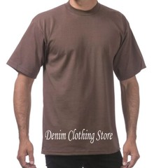 1 NEW PRO CLUB MEN&rsquo;S BLANK HEAVY WEIGHT CREW NECK SHORT SLEEVE T-SHIRT S – 10XL