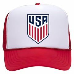 USA Soccer World Cup Team Foam Trucker Hat Snapback Football