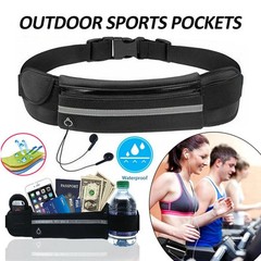 Waist Running Belt Bag Sports Portable Outdoor Gym Waterproof Money Zip Pouch