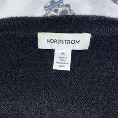STAR PATTERN CASHMERE SWEATER IN BLACK- IVORY STARS