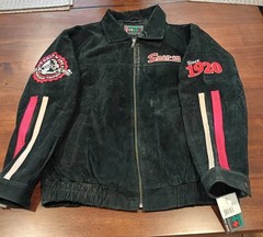 NWT Snap-On Tools Black Suede Leather Jacket 2008 Edition Mens Size L