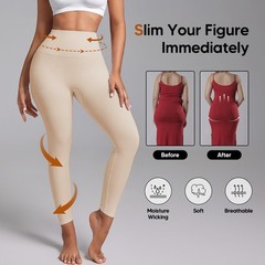 Women Slimming Anti Cellulite Compression Leggings Leg Shaper High Waist Pants