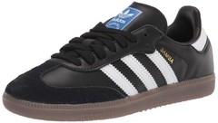 Adidas Originals Samba OG Mens Retro Leather Sneaker – Black/White/Gum