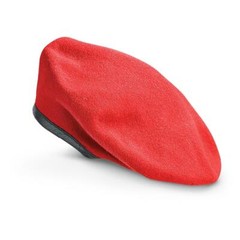 Genuine New German Army Red Beret Military Hat Command Cap Wool Free Ship!