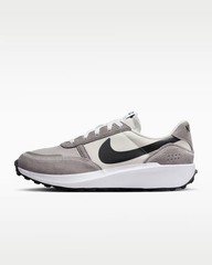 Nike Waffle Debut Flat Pewter Black White Running Sneakers FJ4195-003 Mens Sizes