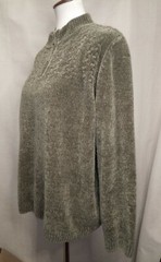 Alfred Dunner Womens XL Acrylic Sweater NWOT Olive Green Measurements inc. below