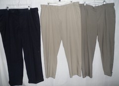 44×29 Khaki Beige Taupe Comfort Expandable Stretched Elastic Waist Men Pants