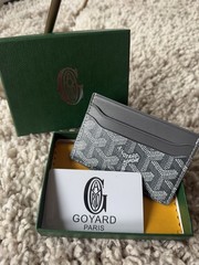 Black and Grey Card Holder Wallet Leather Luxury Men&rsquo;s
