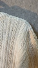 Vintage Pendleton Sir Pendleton Wool Cable Knit V Neck Sweater XL USA