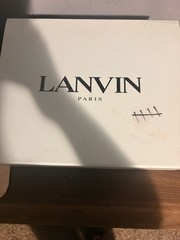 Lanvin Curb (tortoise Effect) Size 5 .comes With Box And Bag.