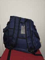 $350 Roberto Cavalli Blue Solid Men&rsquo;s Backpack