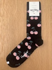 Happy Socks Men&rsquo;s Cherry Socks – UK7.5-11.5 / US8-12 / EU41-46 – CHE01-901