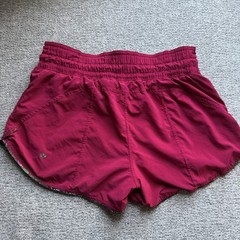 Lululemon Choose a Side Reversible Shorts Size 6 Burgundy/Multi- Color