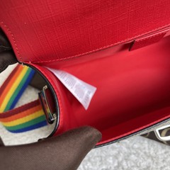 Gucci GG Embroidered Kids Messenger Bag