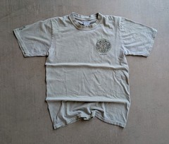 Crazy Shirts Hawaii hondu Kauai Sea Turtle Hemp Dyed T-Shirt Sage Green Small
