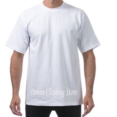 1 NEW PRO CLUB MEN&rsquo;S BLANK HEAVY WEIGHT CREW NECK SHORT SLEEVE T-SHIRT S – 10XL