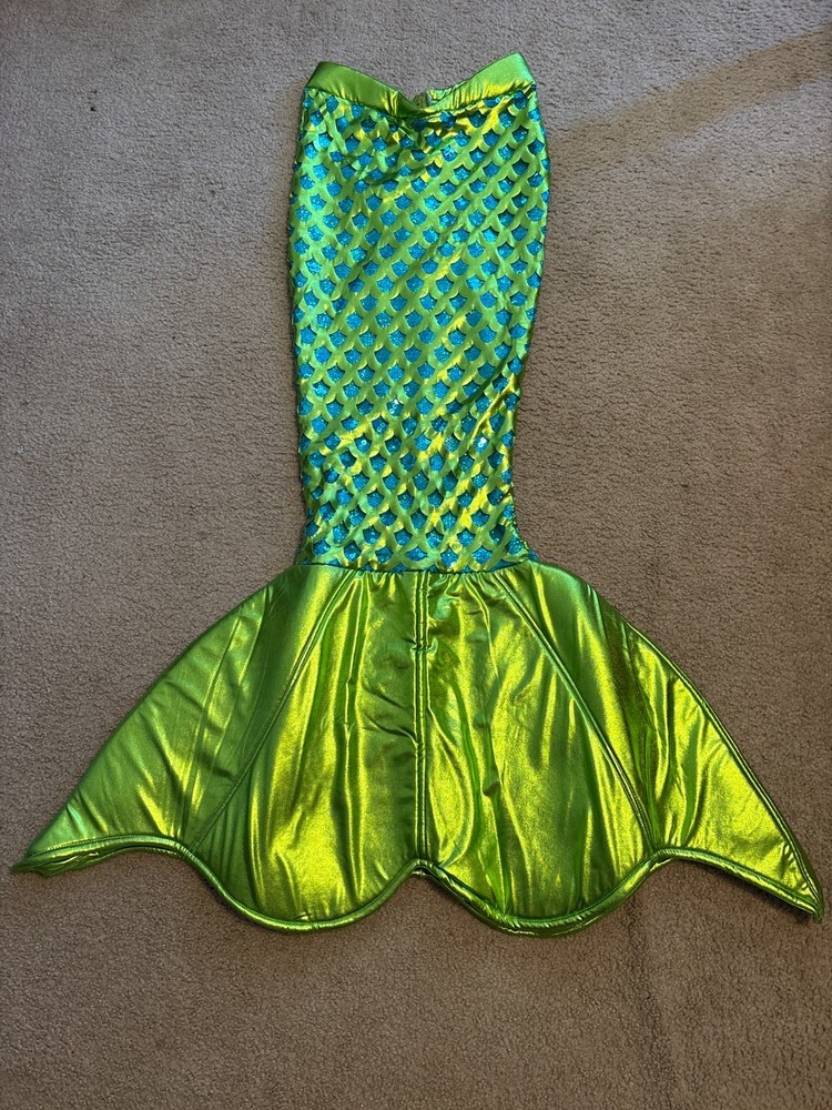Women&rsquo;s Mermaid Tail Halloween Carnival Costumes Party Shiny Sequins Long Skirt
