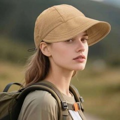 Women Sun Visor Hat Casual Large Wide Brim Uv Protection Summer Beach Travel Cap