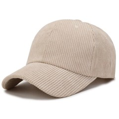 Corduroy Dad Hat Baseball Classic Adjustable Soft Plain Cap Unisex Cotton Hat