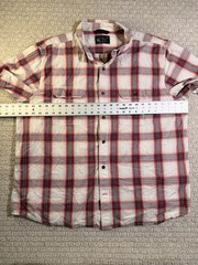 Carhartt Button Up Plaid Shirt For Men 2XL Loose Fit Workwear SKU138