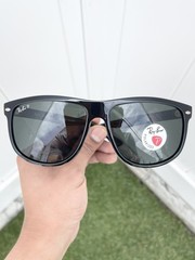 NWT Authentic Ray Ban Polarized Boyfriend RB4147 4147 Black G15 Lens Size 60/15