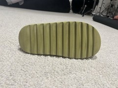 Green Solid Slide Sandal Open Toe Slip-On Unisex Adults Casual Footwear