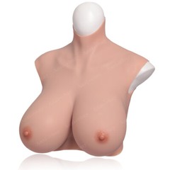 Realistic Bloodshot Silicone Breast Forms Breast Plates for Crossdresser C-K Cup