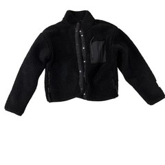 Fabletics Tahoe Teddy Sherpa Jacket Black XS Women