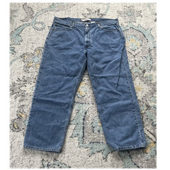 Levi&rsquo;s 500 Series Relaxed Fit Straight Blue Cotton Denim Men&rsquo;s Jeans