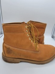 Timberland 6&Prime; Basic Waterproof Work Boot Brown Mens Sz 15 Good Condition