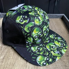 5 Panel Skull Hat