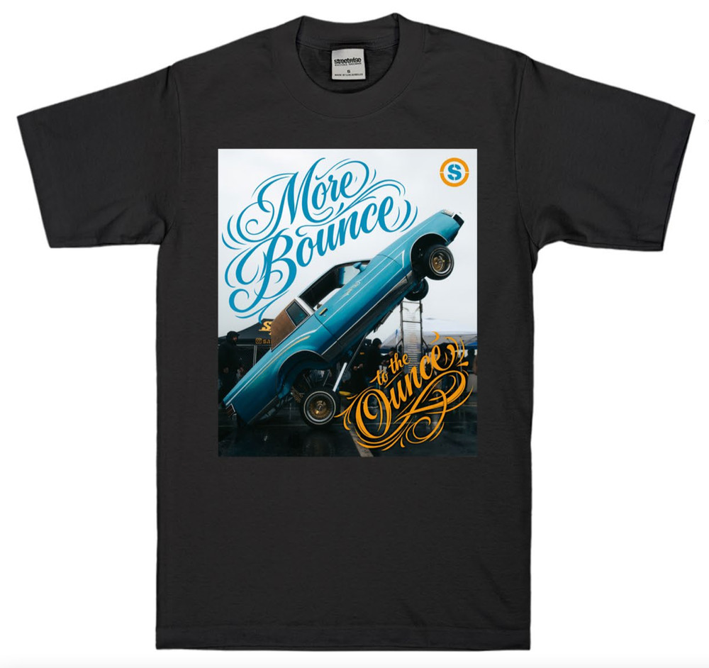 Streetwise Bounce Graphic T-Shirt Black M-L-XL-2XL-3XL-4XL-5XL
