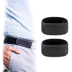 2X Men Buckleless Buckle-Free Unisex Elastic Waist Belt Elastic Waistband S/M/L