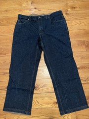 Duluth Flex Ballroom Straight Leg Jeans 42 x 30 99% Cotton 1% Spandex EUC