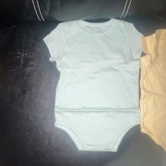 First Impressions 12 Months 4-Pack Solid 100% Cotton Short Sleeve Bodysuits