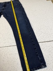 Signature Levi Strauss S47 Regular Taper Jeans Mens 33×30 Dark Wash Stretch