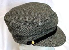 Stylish Vintage Wool Lined with Silk Serge Caps Made in Belarus 4 Variation #6-9