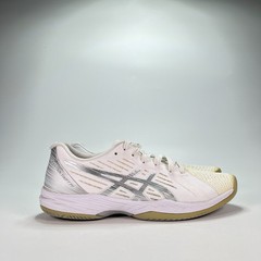 ASICS Solution Swift FF White Silver Lace Up Tennis Shoes 1042A197 Womens Size 9