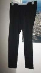 Leggings–Poetic Justice Jeans Corp-Black-size Large-95%cotton 5%spandex-China